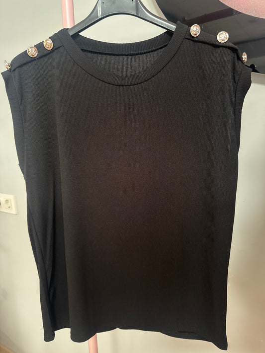 Camiseta detalles hombro 3 colores