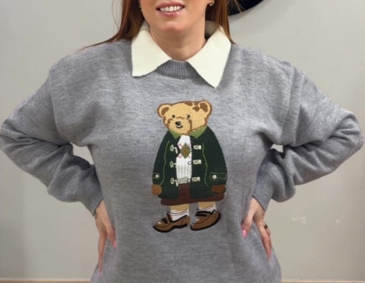 Jersey gris osito