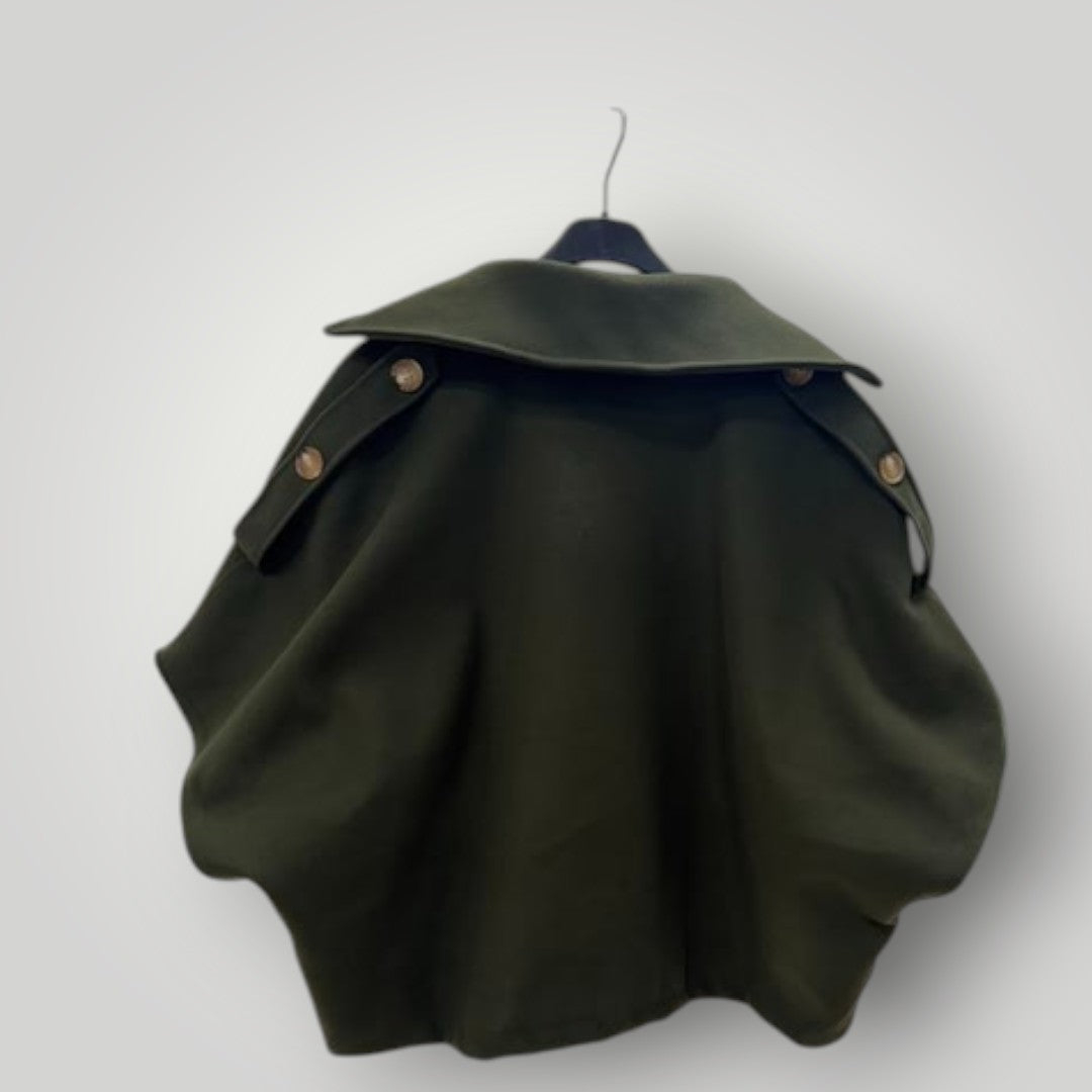 Capa oversize verde militar