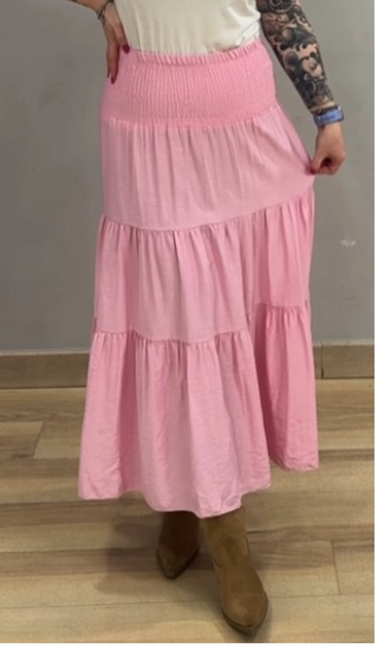 Falda romántica