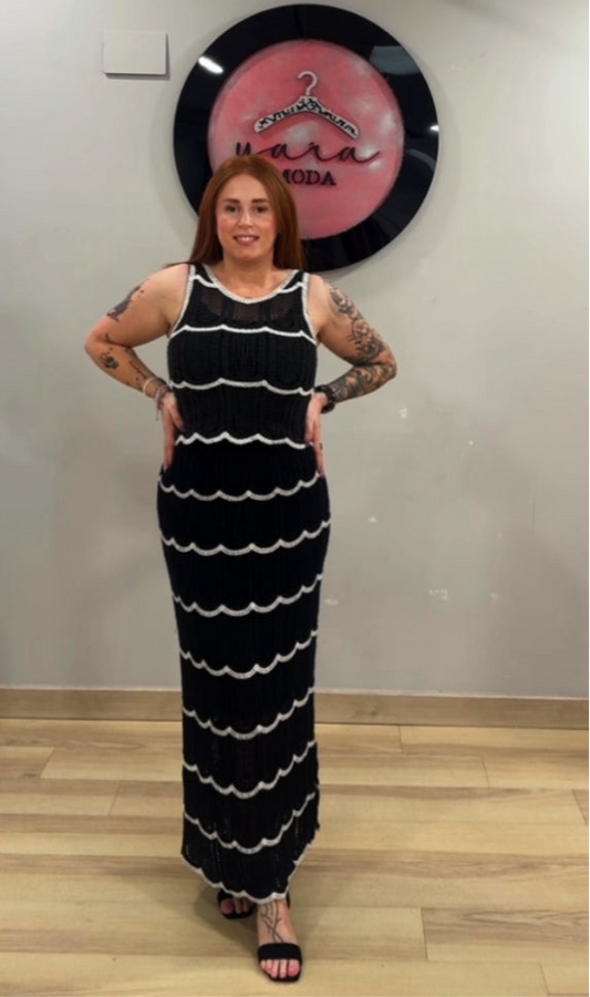 Conjunto crochet ondas
