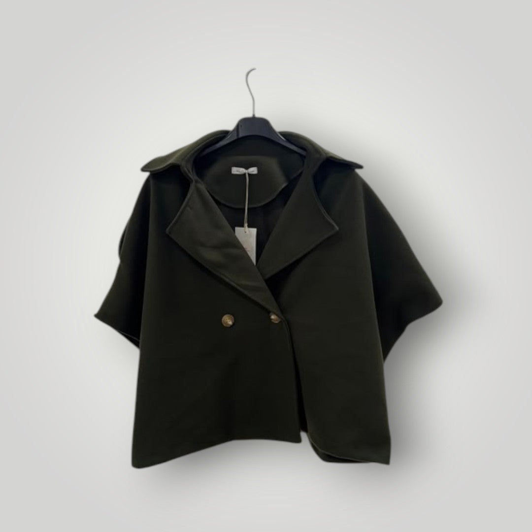 Capa oversize verde militar