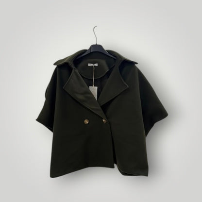 Capa oversize verde militar