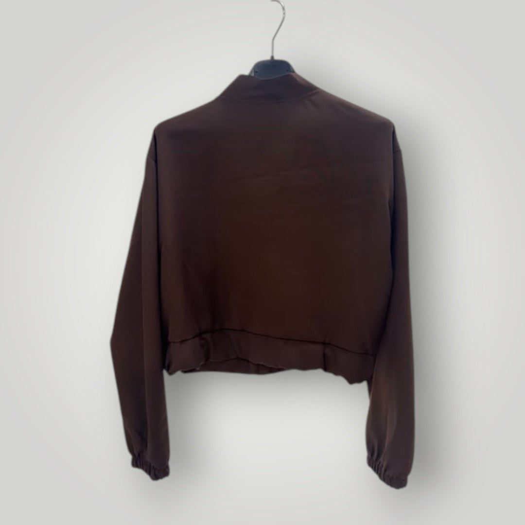 Chaqueta bomber utility marrón chocolate