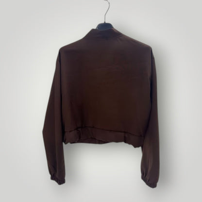 Chaqueta bomber utility marrón chocolate