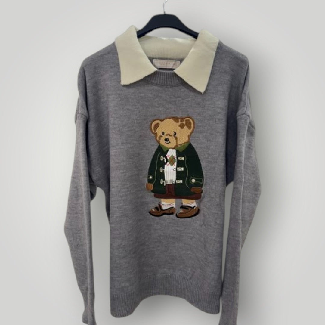 Jersey gris osito